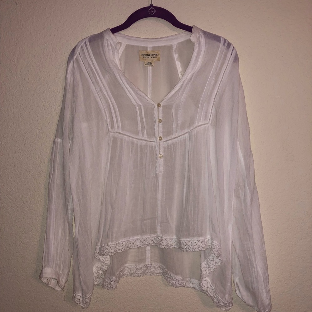 Ralph Lauren XS white blouse